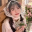 GODD Ren Dễ Thương Turban Tam Giác Bandana Với Họa Tiết Hoa Headwrap Mùa Hè Kerchief
