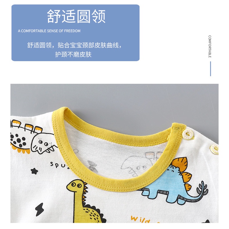 Trẻ Em Tay Ngắn Phù Hợp Với Mùa Hè Phong Cách Mới Bé Trai Cotton Nguyên Chất Quần Short Bé Gái Hàn Quốc Quần Áo Trẻ Em NVY5