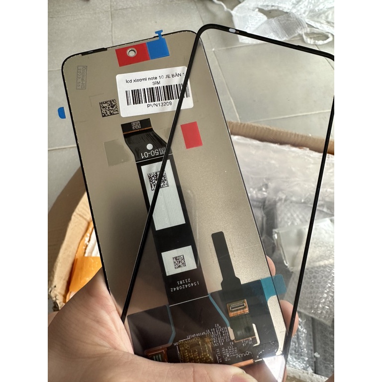 kính xiaomi redmi note10 JE,NOTE 10T (hàng xách tay) liền keo dùng cho thợ ép kính