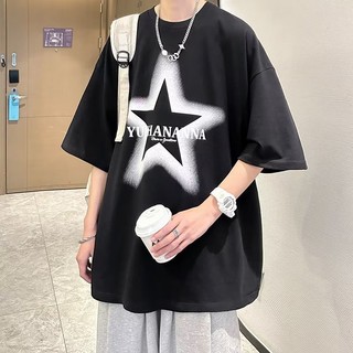 Áo thun nam Unisex cotton khô phong cách đường phố oversize