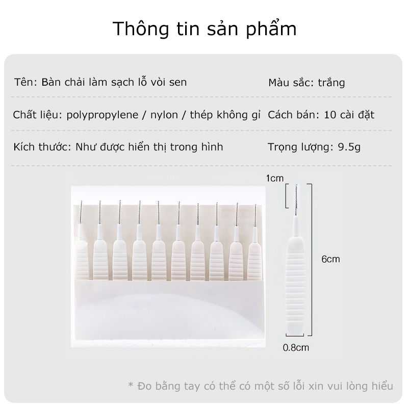 Dụng cụ bàn chải mini làm sạch loa,cổng sạc điện thoại và vòi sen