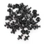 FANIELLAPOWELL 50 chiếc Kẹp dây buộc tự động, Kẹp giữ lỗ 8 mm bằng nhựa, Bảng viền cửa Đinh tán màu đen Dây buộc cho / Mazda / / Nissan