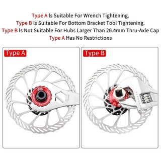 Mon Xe Đạp Trung Tâm Khóa Bánh Xe Trung Tâm Thùng Trục Đĩa Cánh Quạt Khóa Nhẫn Xe Đạp Leo Núi Centerlock Khóa Trung Tâm Lo