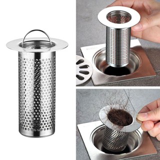 [COD] Bộ lọc bồn rửa PURECOTTON0, Lưới lọc thoát nước sàn chống đâm thủng có tay cầm, Dụng cụ thoát nước thải bằng thép không gỉ chống tắc hữu ích Nút chặn tóc thực phẩm Dụng cụ vệ sinh phòng tắm nhà bếp