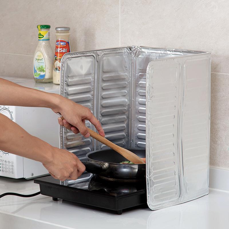 Khung Nhôm Tấm Chắn Chống Bắn Dầu Mỡ Rán Size 32.5x84cm