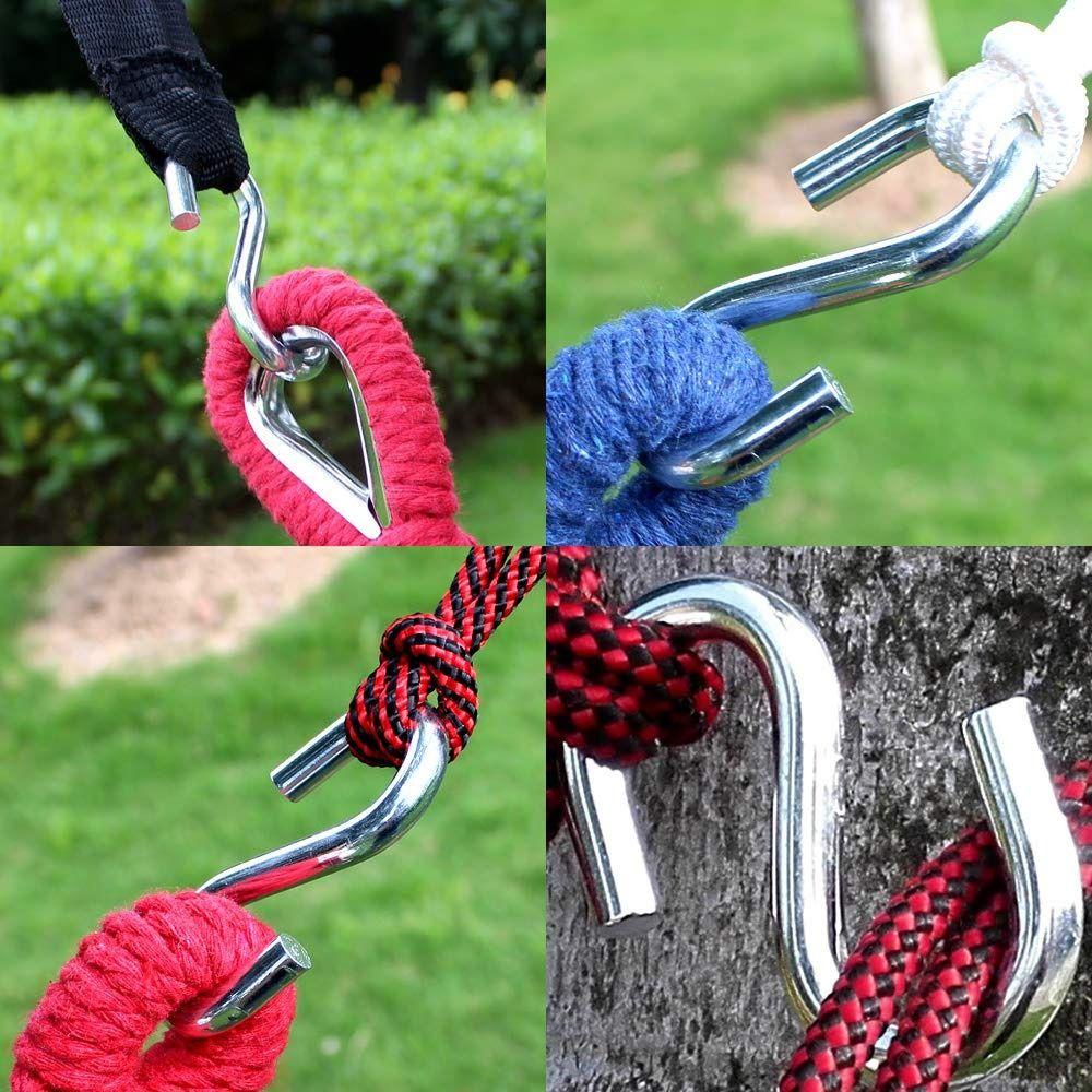 WOODNEST 2 Móc S hạng nặng, Dung tích chịu lực: 300 (kg) 70mm / 2,75in 2,75in Võng Swing S Móc, Móc hình chữ S mạ kẽm bằng sắt bền bỉ