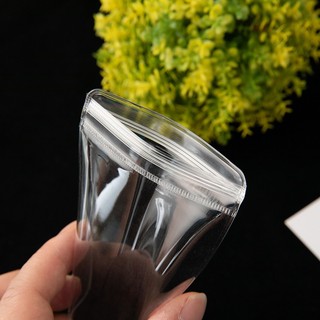 Set 100 Túi Nhựa pvc Trong Suốt Đựng Trang Sức Có Khóa Kéo Tiện Dụng
