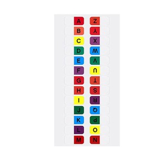 Tab chỉ mục, Tab dính nhiều màu A-Z, Bảng chữ cái trong suốt 208 CÁI Từ điển đánh dấu trang tự dính