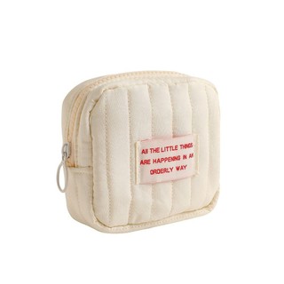 Túi đựng đồ nhỏ EARTHLYCO, Ví đựng tiền xu Mini dễ thương, có dây kéo Băng vệ sinh nữ Túi đựng mỹ phẩm