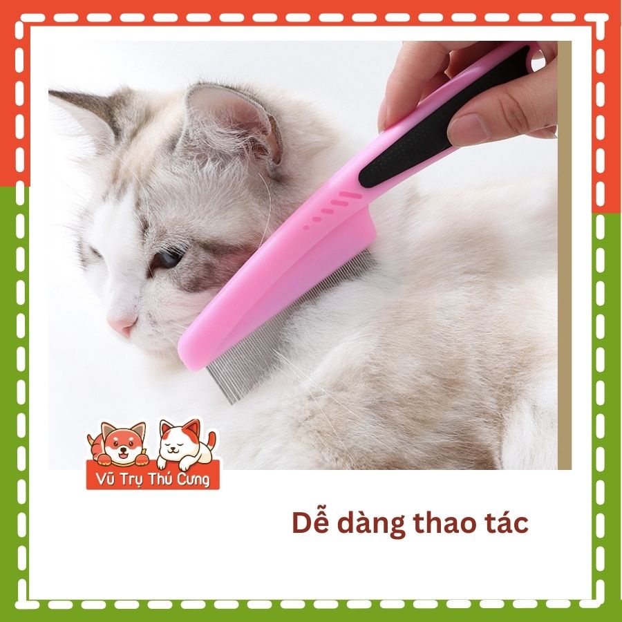 Lược chải ve rận Taotaopets size 18cm