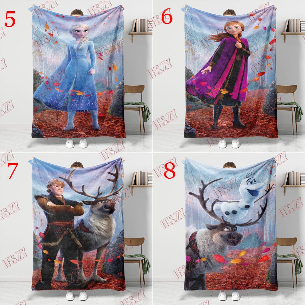 Anna & elsa Chăn flannel Một Mặt Điều Hòa Không Khí