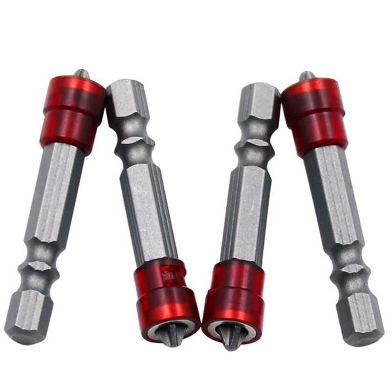 Magnetic Screwdriver Bit Cross-head Electric Drill Screw Driver Bits 1/4'' Hex