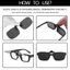 KANGN Polarized UV400 Flip Up Kính lái xe không vành