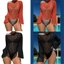 PCF * Nữ Móc Che Khuyết Bộ Đồ Tắm Rời Chống Nắng Áo Chui Đầu Smock Crop Top