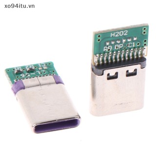 Set 5 Dây Cáp Nối Đầu Cái / Đực XOITU 12 / 24 Pin Sang Đầu Đực Hỗ Trợ Bảng Mạch PCB USB 3.1 Type C