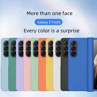 Ốp Điện Thoại Màu Macaron Mặt Nhám Chống Sốc Cho Samsung Galaxy Z Fold 5 Z Fold 4 Z Fold 3