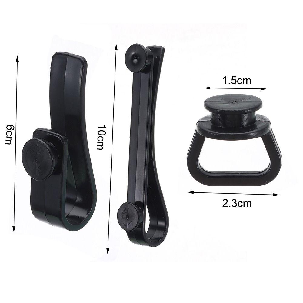 CATIYAHA 3 Cái/Bộ Phụ Kiện Móc Túi Xách, Nút Kẹp, Chất Lượng Cao Đa Năng Nhựa, Tổ Chức Túi Tote Đi Biển Cắm Trại Đi Bộ Đường Dài