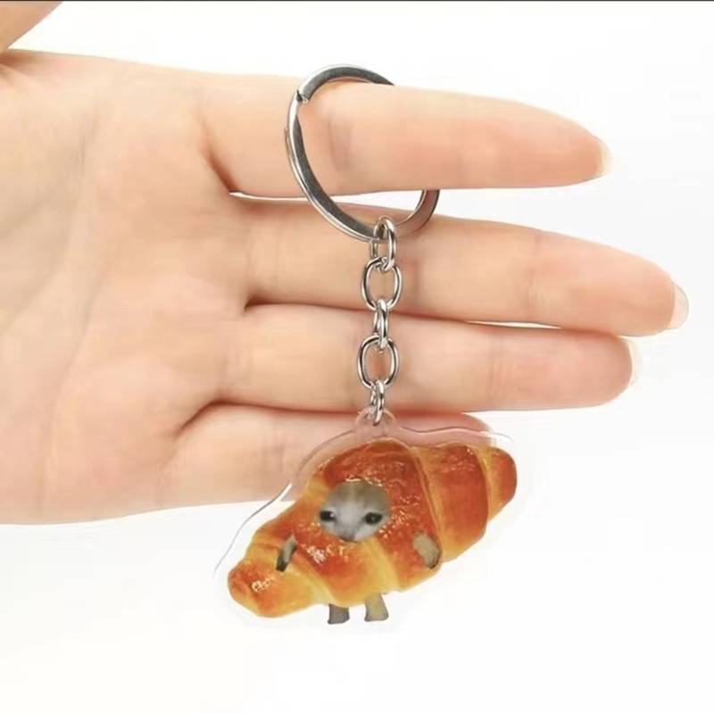 Móc Khóa Hình Chú Mèo Đeo Ba Lô Độc Đáo Trang Trí Cho Cặp Đôi