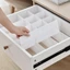 Set 4 Thanh chia ngăn tủ quần áo, ngăn kéo bàn làm việc sắp xếp đồ đạc gọn gàng 37x11cm