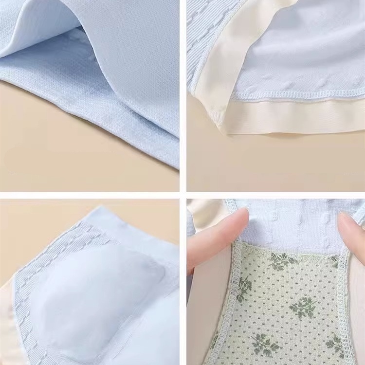 Quần Lót Cotton Không Đường May Kháng Khuẩn Thân Thiện Với Da Cho Nữ