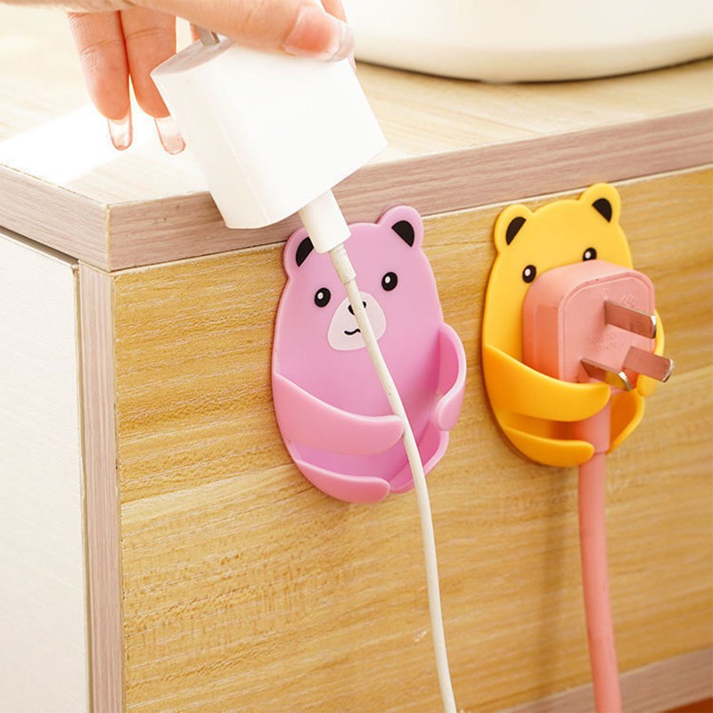 Giá Đỡ Ổ Cắm Điện Dán Tường Đa Năng Tiện Dụng