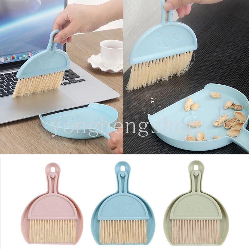 Bộ Chổi Và Đồ Hốt Rác Mini Dễ Thương Để Bàn Làm Việc | Shopee Việt Nam