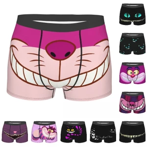 Cá nhân hóa cheshires cat boxer quần đùi nam 3d in nam breathbale kawaii đồ lót quần lót quần lót