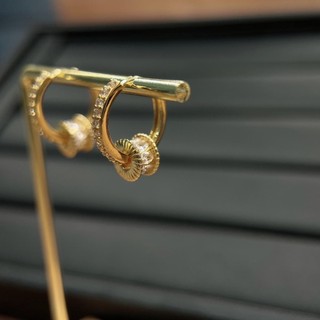Bông tai dáng khuyên bấm