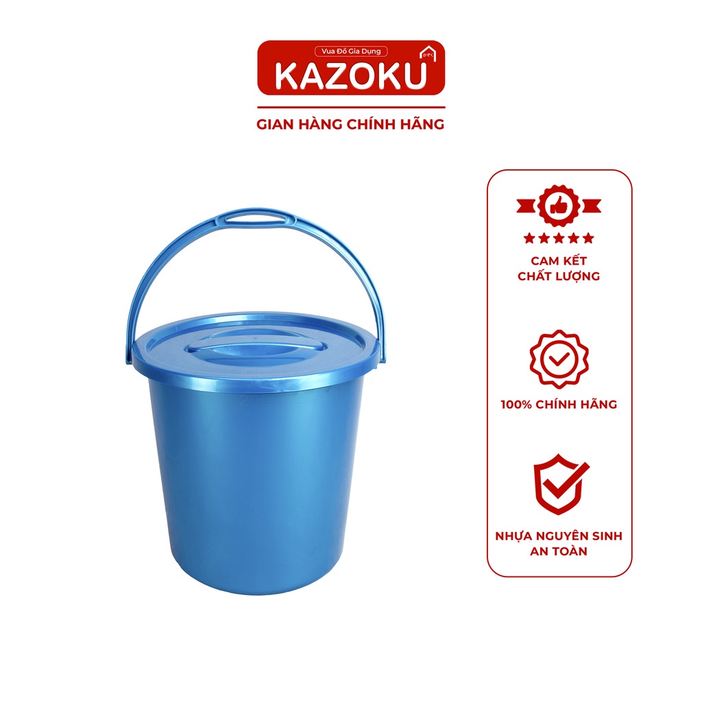 Xô Nhựa, Xô Nước  - 10L/12L/14L- Nhựa Nam Dương  - Vua Đồ Gia Dụng Kazoku [XKM]