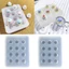 OXXGGKAO Khuôn Lắc Nhựa Khuôn Chất Làm Đầy Silicon Quicksand Shaker Khuôn Làm Đầy Cho DIY Trang Sức Làm Mặt Dây Chuyền Móc Khóa