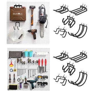 MEGOCE Treo Tường Giá Đỡ Đa Năng Máy Khoan Điện Móc Hạng Nặng Dụng Cụ Tổ Chức Lỗ Tấm Giá Pegboard Điện Dụng Cụ Móc Treo Giá Treo Móc Treo Giá Treo
