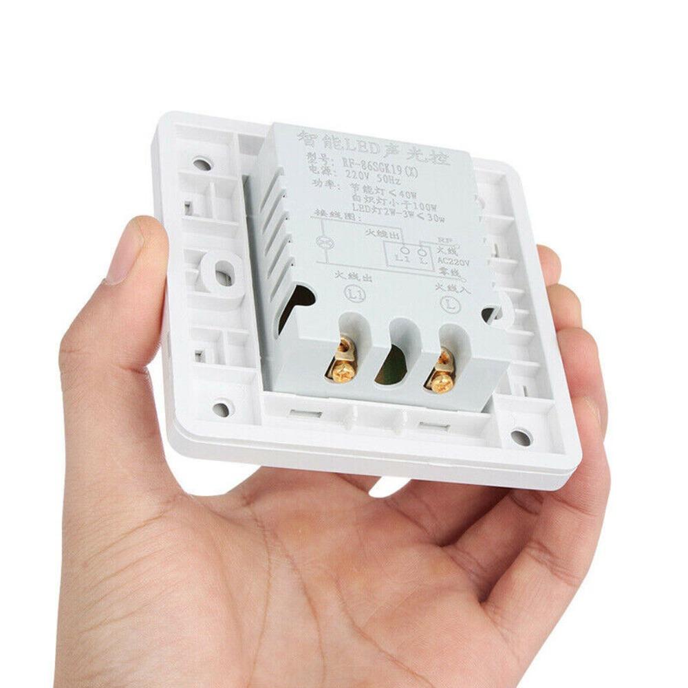 Công tắc đèn điều khiển bằng giọng nói thông minh YRBWD Công tắc trễ có điều khiển