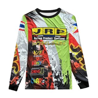 Jrp Áo Thun Tay Dài In Hình Xe Mô Tô Đua Unisex K2