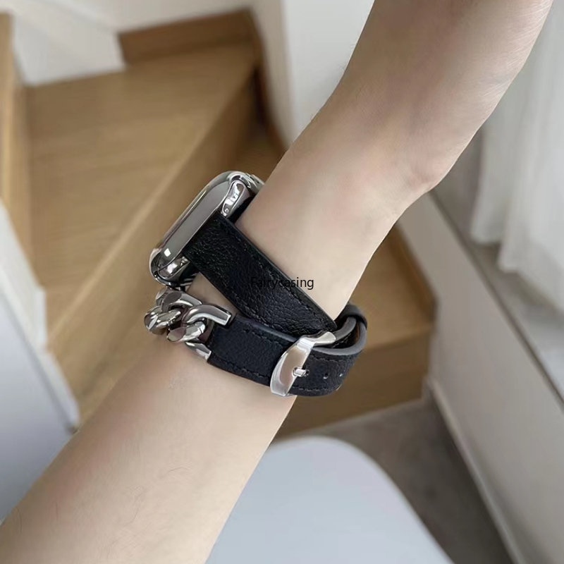 Dây Đồng Hồ Bằng Thép Không Gỉ Thời Trang Dành Cho Apple Watch 49mm 38mm 40mm 41mm 42mm 44mm 45mm 8 7 6 SE 5 4 3 2 1