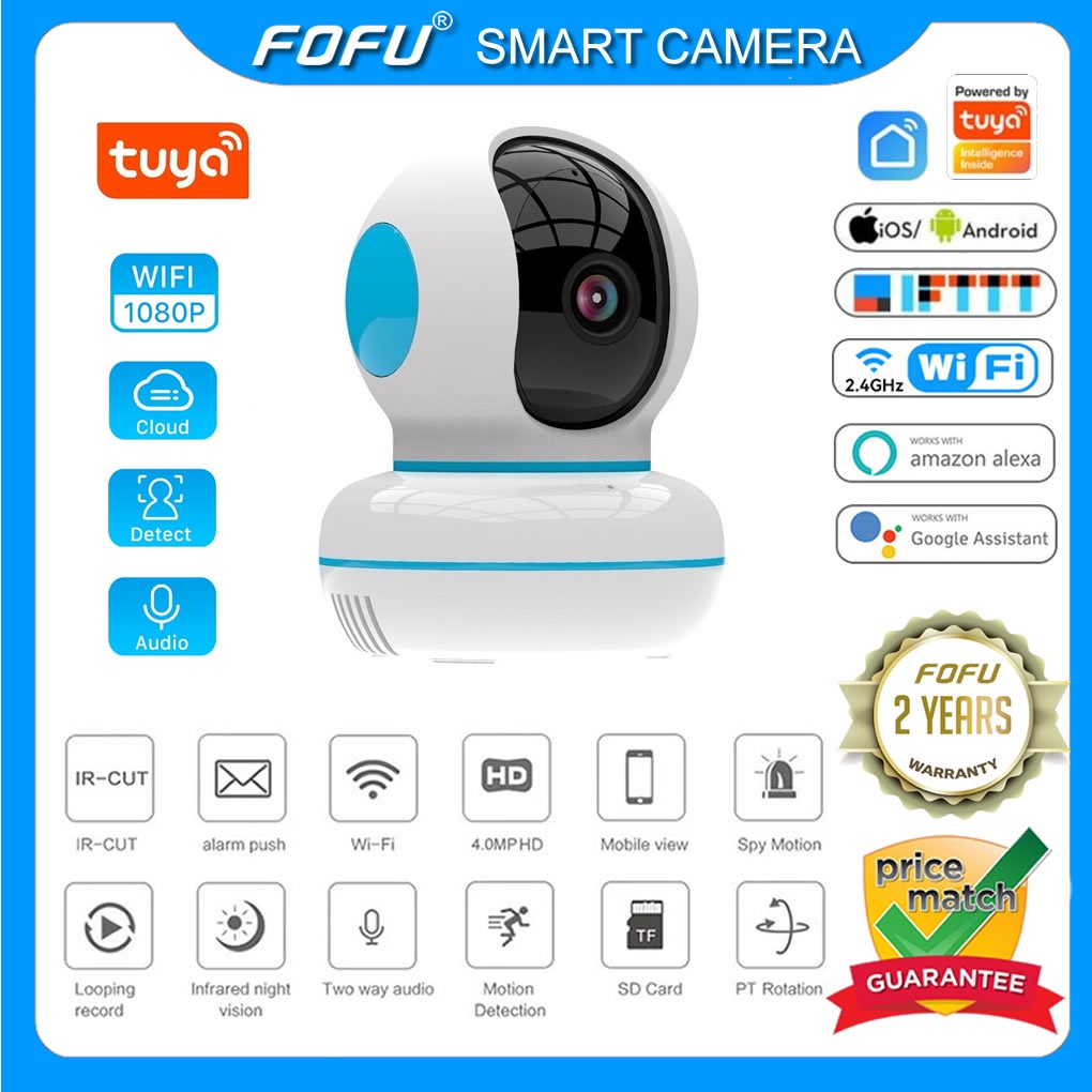 Camera IP 5MP WiFi Chính Hãng FoFu 1080P quản lý bằng Cloud. BH 24 ...