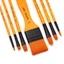 SA Sơn Bộ 7 Chiếc Tròn Mũi Nhọn Đầu Nylon Tóc Cho Acrylic Màu Nước Dầu Gouache Mặt Móng Tay Nghệ Thuật Tranh