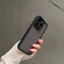Ốp Điện Thoại Cứng Màu Đen Nhám Trong Suốt Bảo Vệ Toàn Diện Chống Rơi Cho iPhone 14 13 12 11 Pro Max 14 Plus