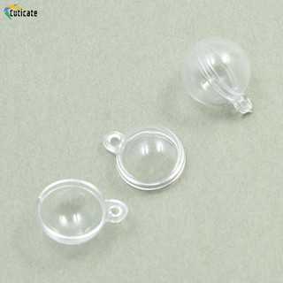 [Cuticate] 1 Set 10 Quả Bóng Trong Suốt Dùng Trang Trí Móc Khóa Tiệc Cưới