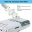ROLY 2 Ống CPAP, Bộ lọc CPAP đa năng dùng một lần, Máy CPAP 22mm trực tuyến để sửa chữa