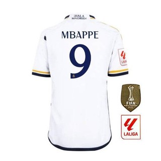 Áo Bóng Đá Real Madrid số 9 dành cho Kylian Mbappé - Tay Ngắn Thể Thao