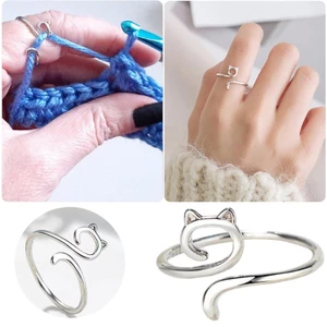Nhẫn Động Vật BTF Trang Sức Nữ Dainty Móc Nhẫn Cho Người Mới Bắt Đầu Nhẫn Độc Đáo