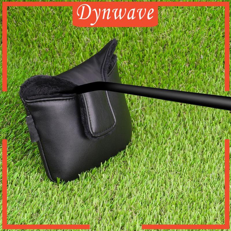 Golf mallet putter head cover da pu most putters golf club headcover