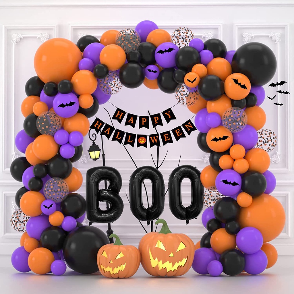 Halloween foil balloon ghost pumpkin balloons terror party trang trí inflatables