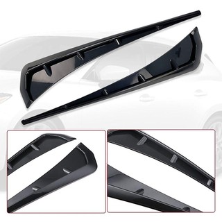 FENDER FURNIGO 2 Chiếc Chắn Bùn Ô Tô Bên Lỗ Thông Hơi Tự Động Bên Ngoài Phụ Kiện Trang Trí Luồng Khí Đen Cánh Gió