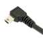 1.8m Mini USB B Loại 5pin Nam 90 Độ Góc Trái Sang USB 2.0 Nam Cáp Dữ Liệu Màu Đen