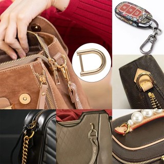 1 Khóa Kim Loại Chữ D Cho Dây Đeo Túi Xách Da