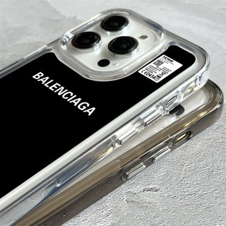 BALENCIAGA Ốp Điện Thoại Trong Suốt Chống Sốc Cho iphone 14 11 13 12 X XS Pro Max xr Mini xr Samsung Galaxy S23 S22 ultra plus