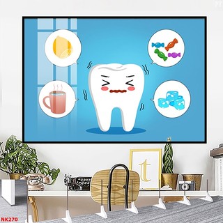 Tranh Treo Tường Phòng Khám Nha Khoa Cho Trẻ Em - Tranh Laminate Tráng Gương