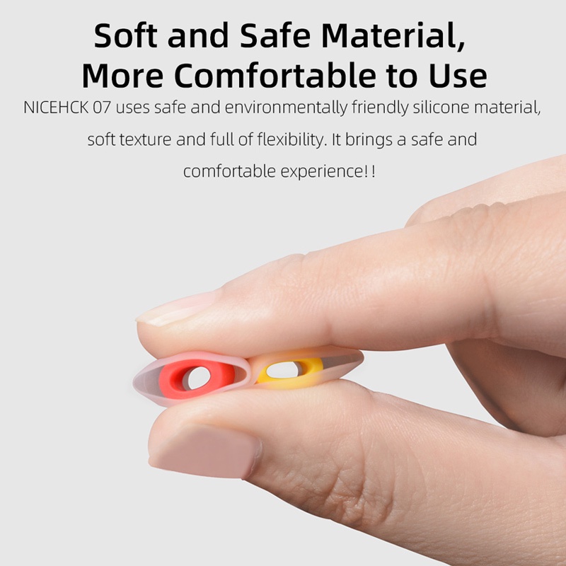 Nút Tai Nghe Nhét Tai Bằng Silicon Cách Âm NiceHCK 07 Cho NX7 MK3 ASX ZSN ZS10 Pro ZSX