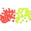 DELMER 50 Chiếc Câu Cá Bobbers Câu Cá Phụ Kiện Phao Bobbers 50 Chiếc Bobbers Chỉ Báo Bọt Phao Bóng Huỳnh Quang Trôi Bóng